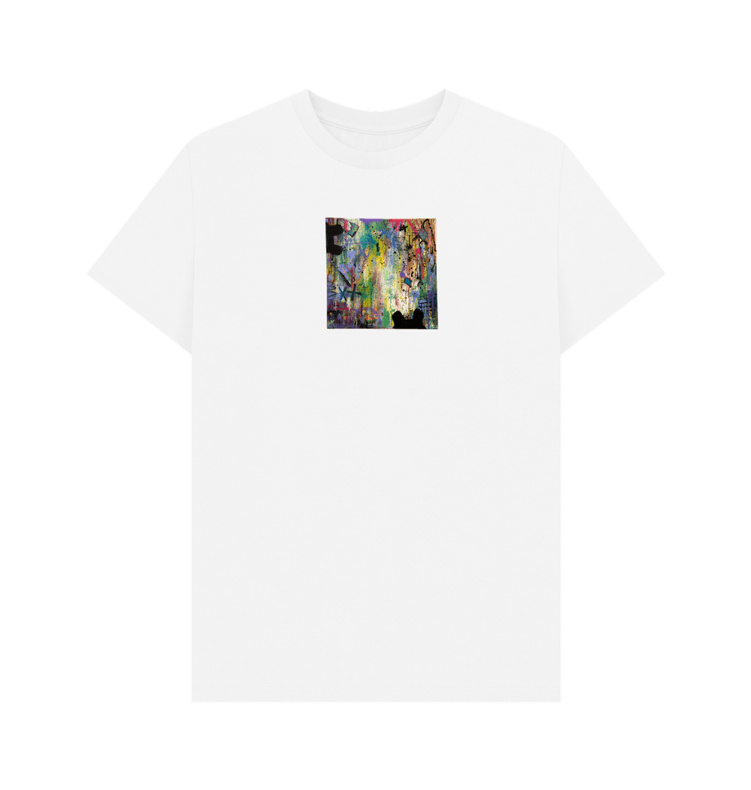 White Printed T-shirt Front