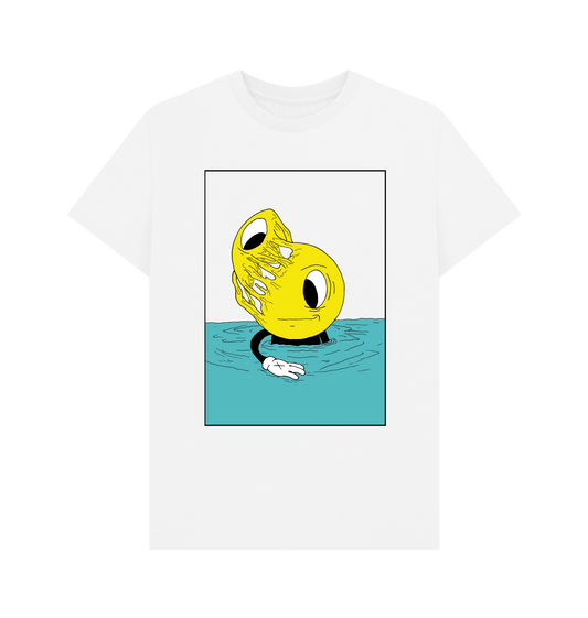White Printed T-shirt Front