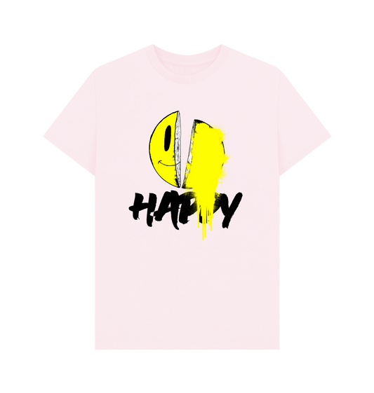 Pink Printed T-shirt Front