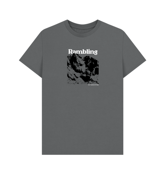 Slate Grey Printed T-shirt Front