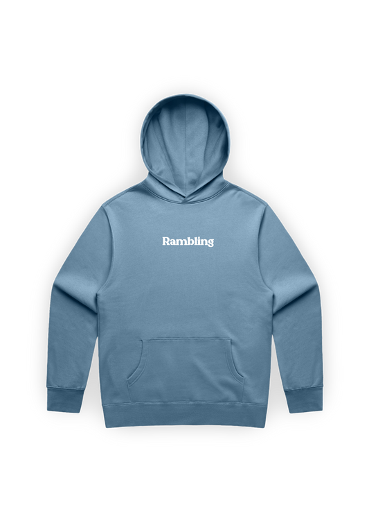 Rambling Logo Eco-Friendly Recycled Fleece Hoodie