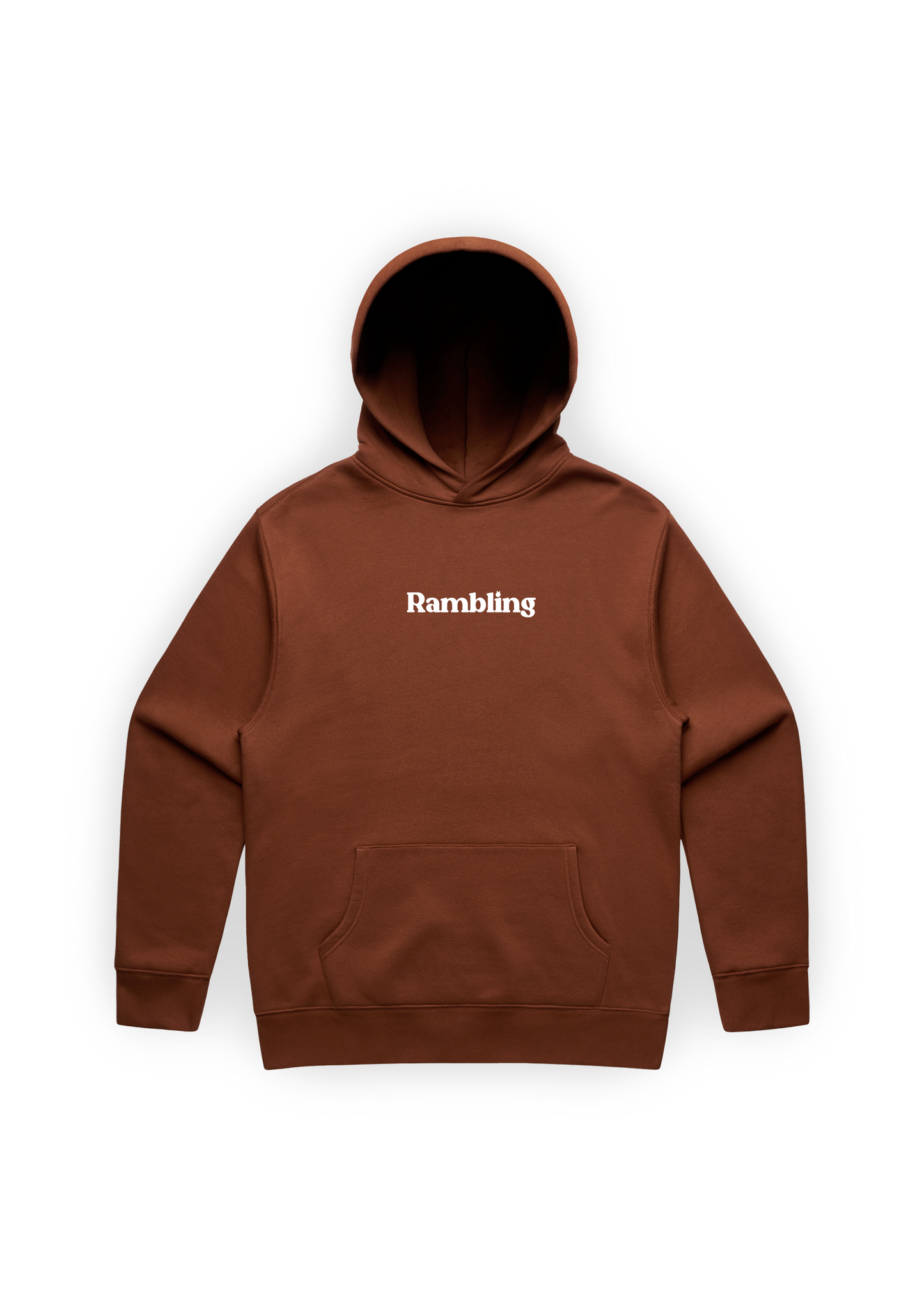 Rambling Logo Eco-Friendly Recycled Fleece Hoodie