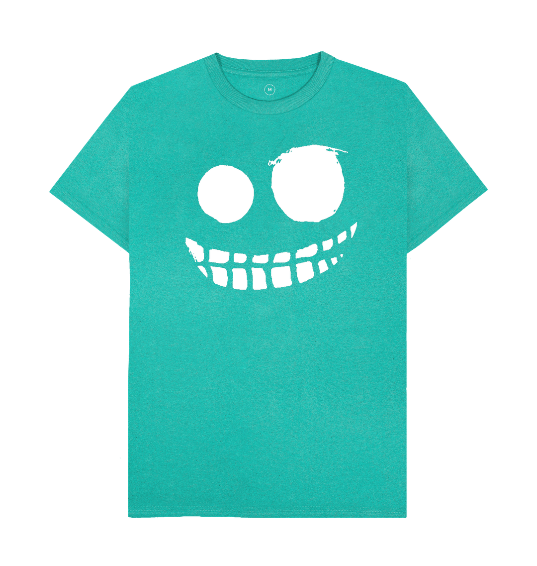 Seagrass Green Recycled Printed T-Shirt Front