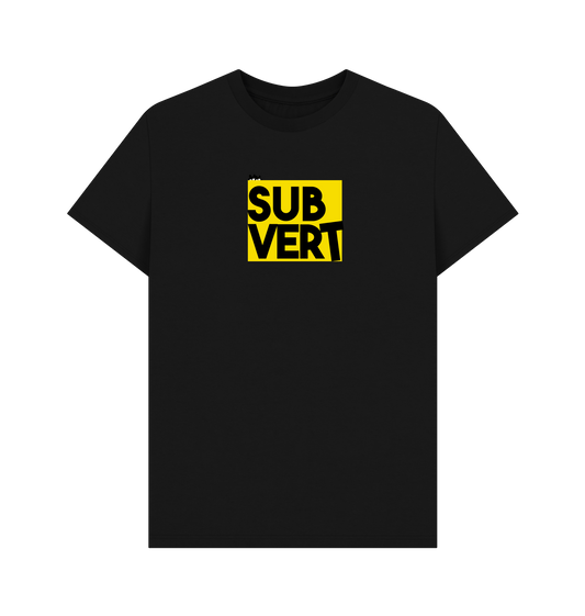 Black Printed T-shirt Front