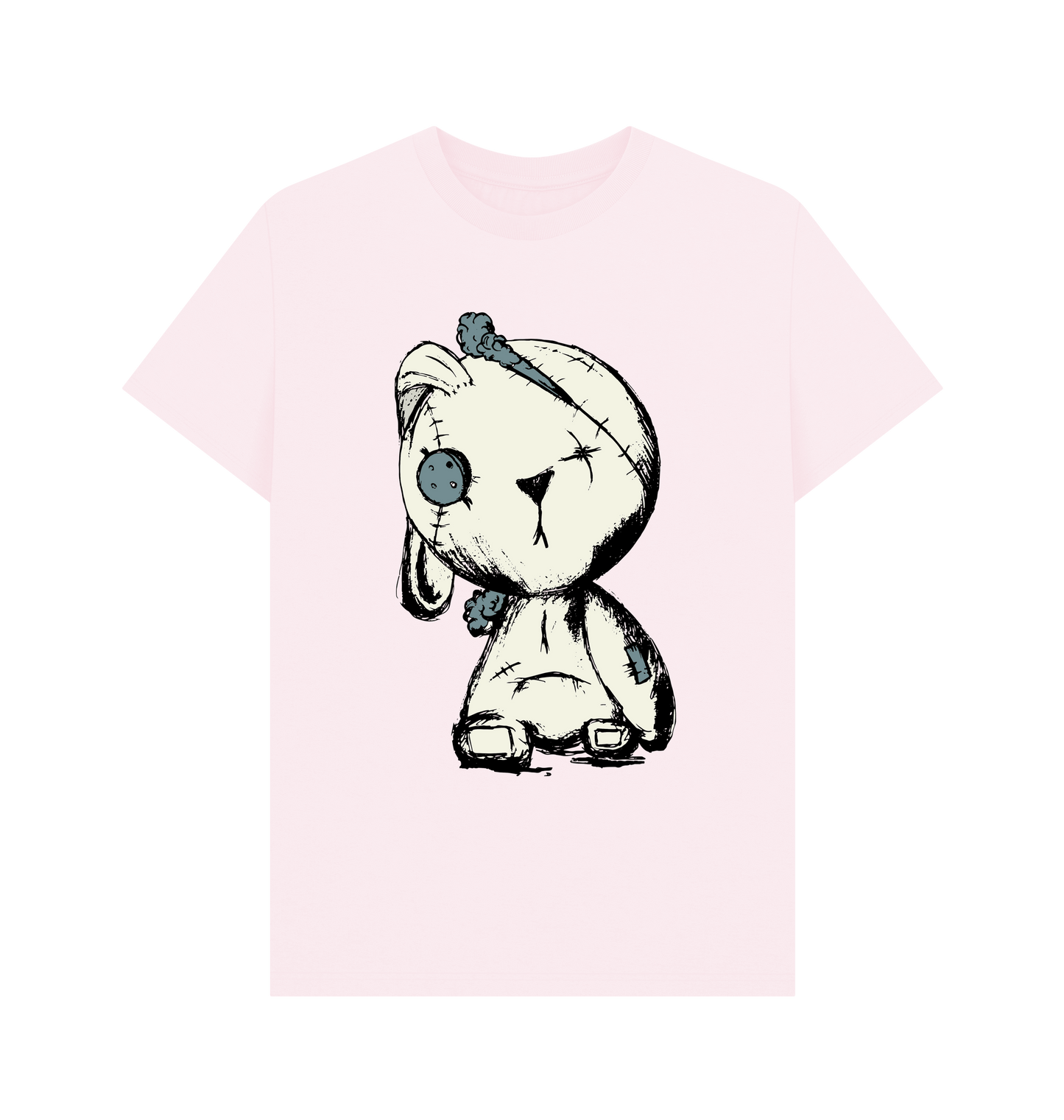Pink Printed T-shirt Front