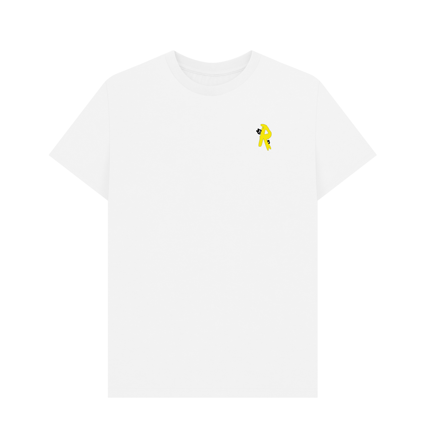 White Printed T-shirt Front