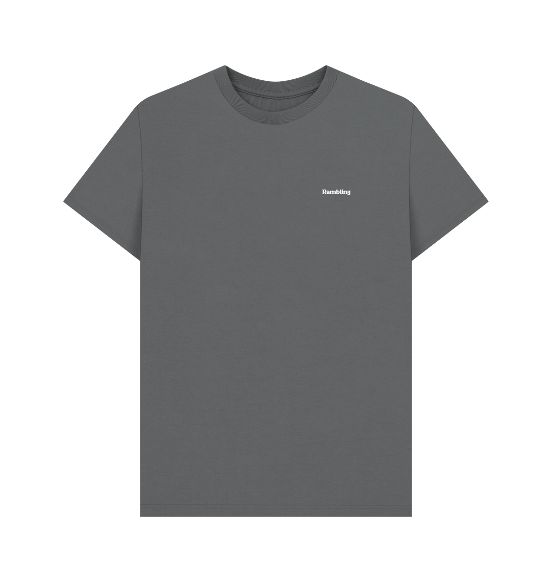 Slate Grey Printed T-shirt Front