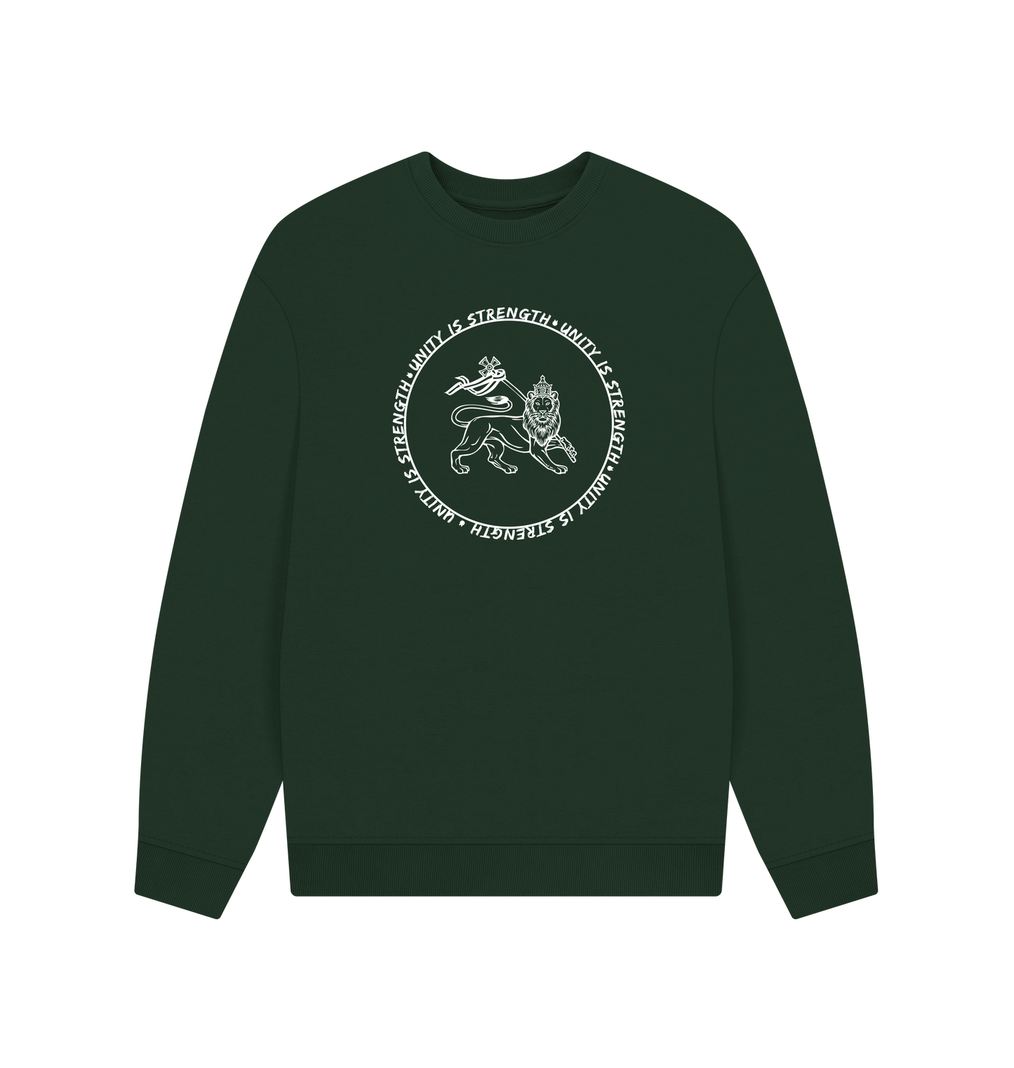 Evergreen Printed Sweater Front