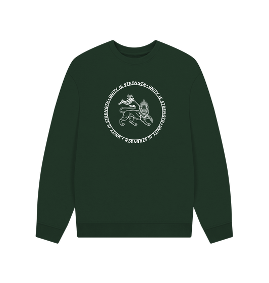 Evergreen Printed Sweater Front