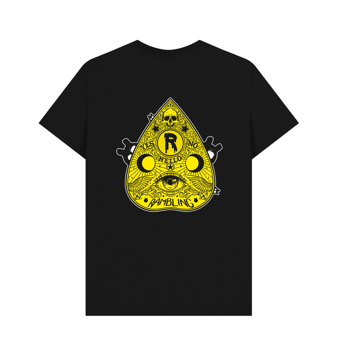 Black Printed T-shirt Back