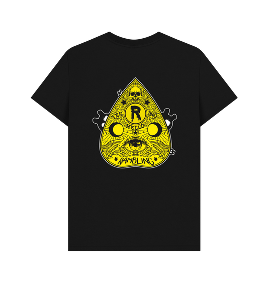 Black Printed T-shirt Back