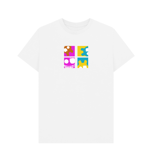 White Printed T-shirt Front