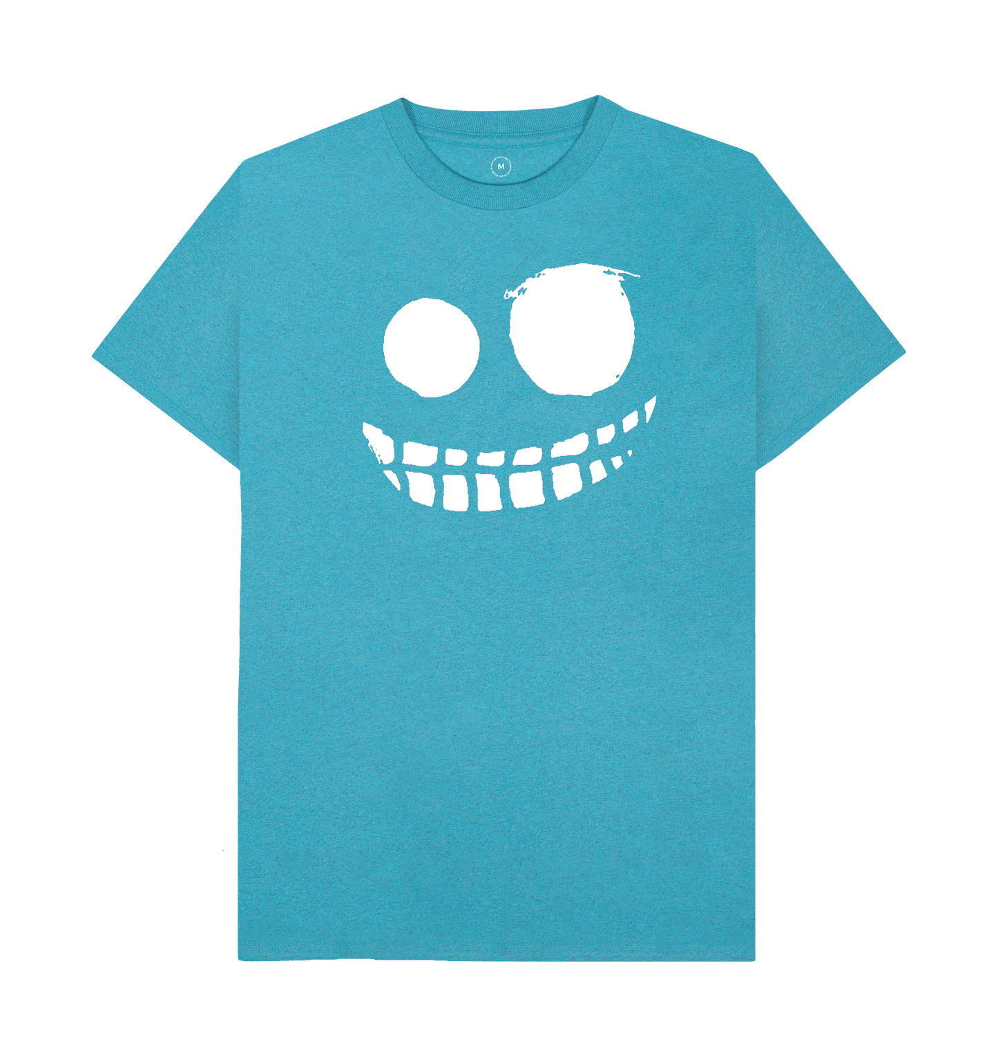 Ocean Blue Recycled Printed T-Shirt Front