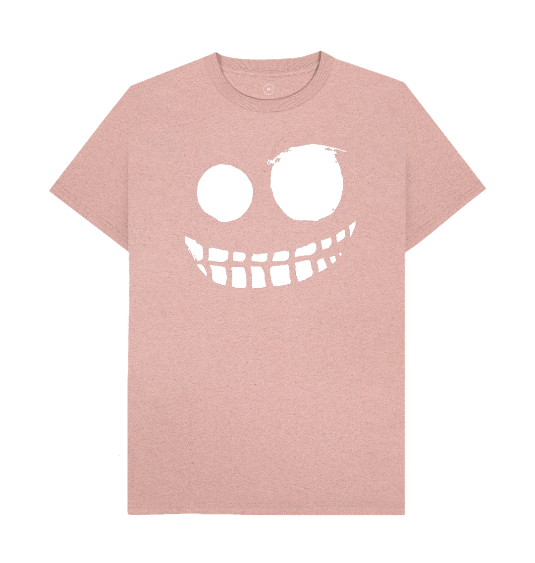 Sunset Pink Recycled Printed T-Shirt Front