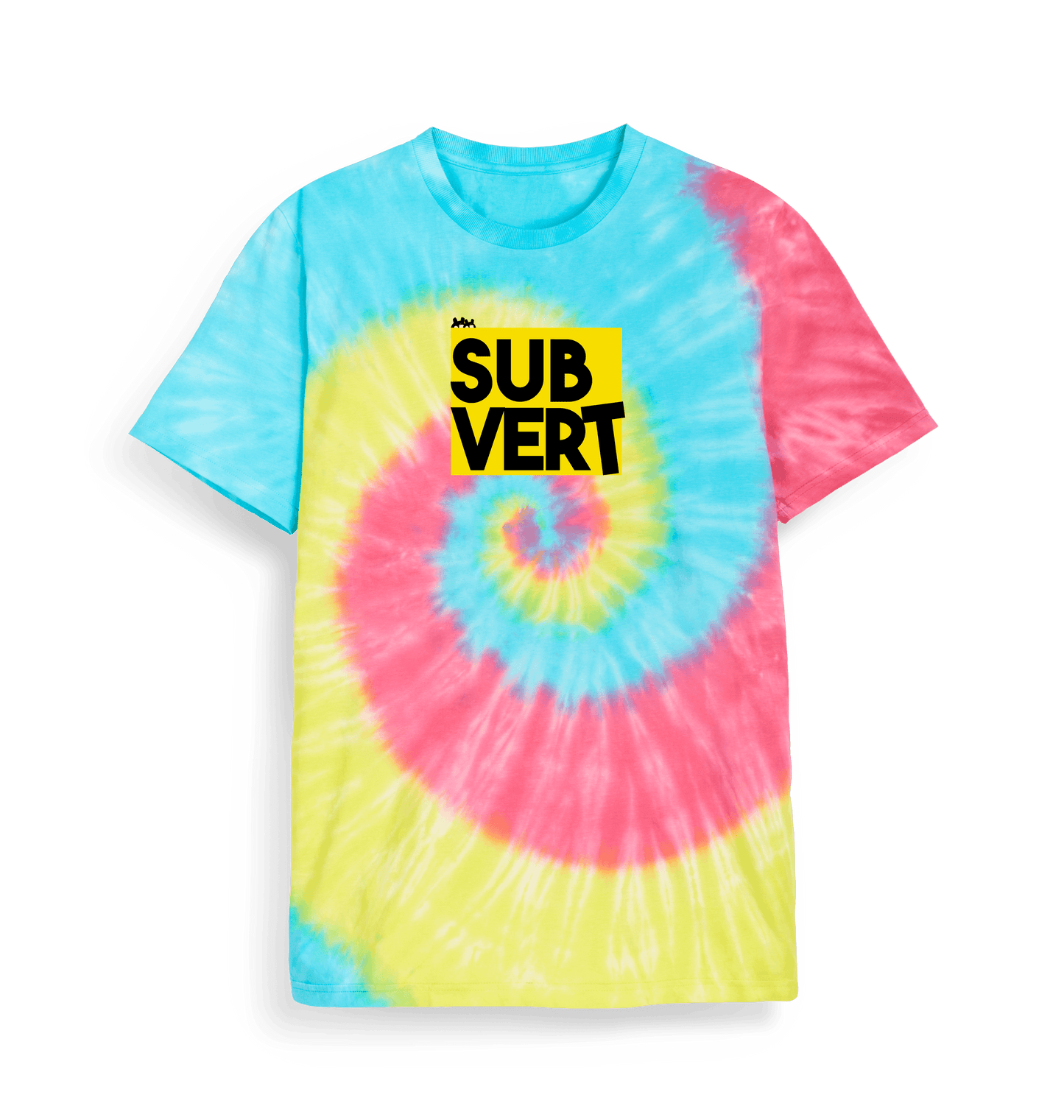 Tie Dye Printed T-shirt Front