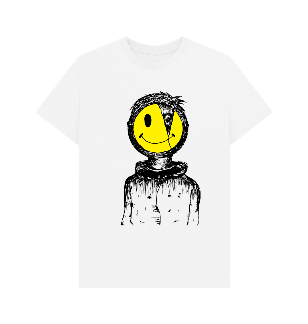 White Printed T-shirt Front