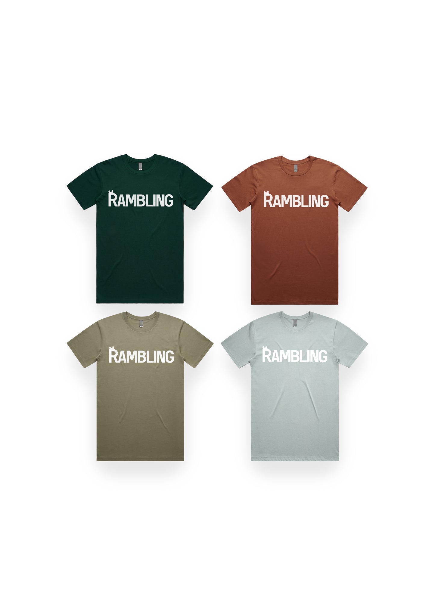 Rambling Logo Cotton T-shirt