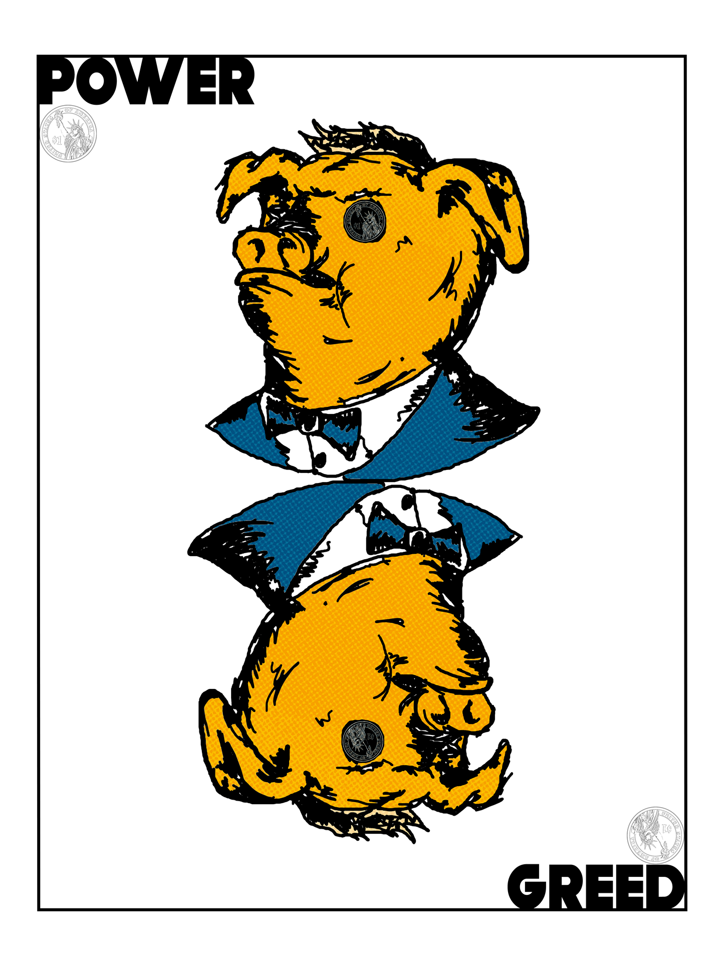 Power / Greed Tshirt