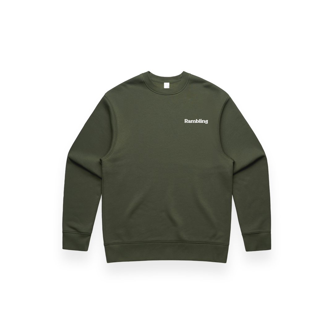 Studio Printed – Left Chest Crew