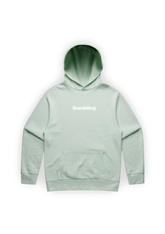 Rambling Logo Eco-Friendly Recycled Fleece Hoodie